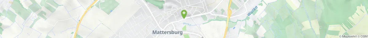 Kartendarstellung des Standorts für Apotheke Mattersburg in 7210 Mattersburg